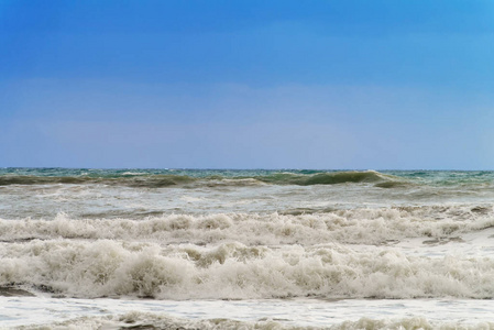 海景 天空 自然 波浪 美丽的 波动 海岸 阳光 海滩 沿海