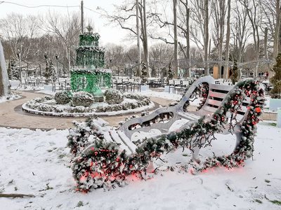 雪橇 傍晚 风景 公园 太阳 花环 高速公路 步行 冬天