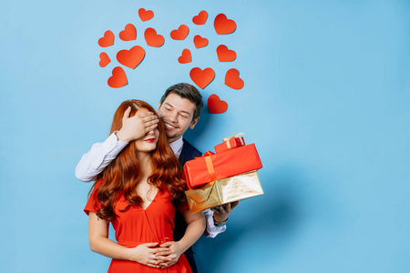 送礼物背景图片