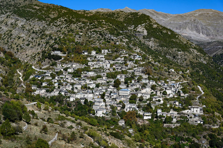 希腊 吸引力 村庄 旅行 城市 希腊语 遗产 房子 欧洲