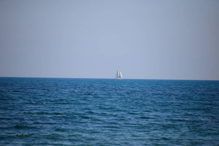 波浪 地中海 帆船 海洋