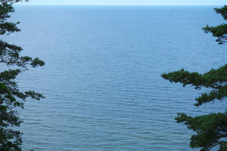 旅游业 小岛 楼上的 自然 风景 海湾 波兰 海岸 地平线