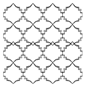 重复 织物 墙纸 打印 纹理 阿兹特克 插图 纺织品 几何学