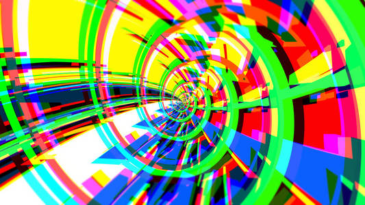 卡通太阳光螺旋彩色卡通爆炸管照片