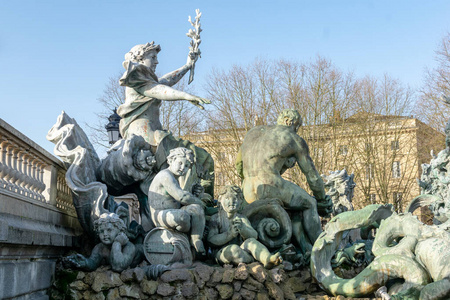 旅游业 城市 纪念碑 艺术 旅行 地标 欧洲 公园 波尔多
