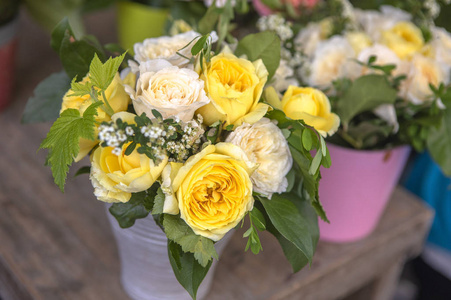礼物 开花 花的 花束 庆祝 夏天 植物 结婚 玫瑰 浪漫的