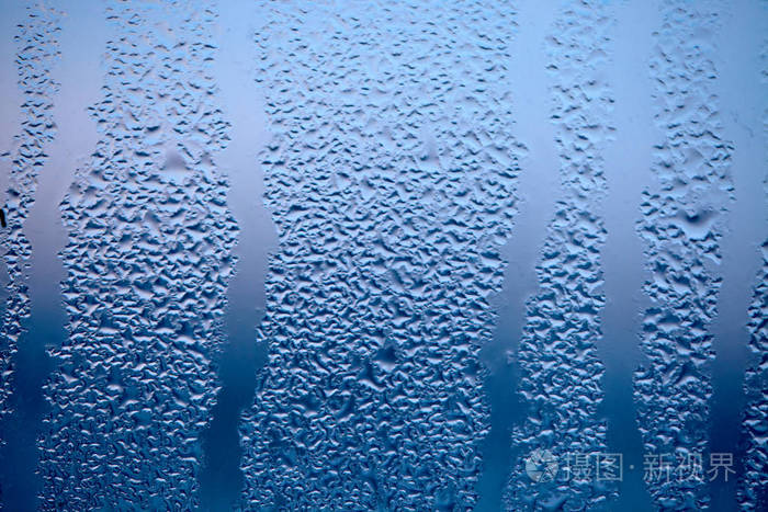 凝结的蒸汽水滴莫伊斯图特写