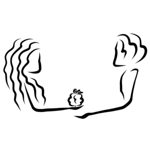 夏娃让亚当尝尝禁果以猫的脚和人的手作为模拟画亚当,米开朗基罗布纳