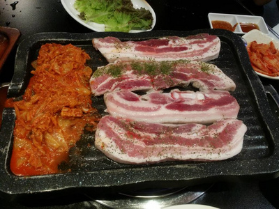 营养 牛排 美味的 韩国 过程 平底锅 蔬菜 晚餐 旅行