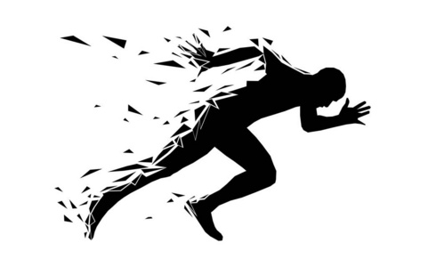 跑步比赛起跑图片