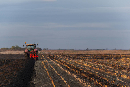 Preparing land for sowing 