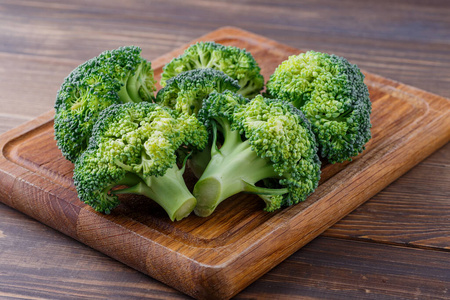  A lot of broccoli for diet and healthy eating. Fresh green broc