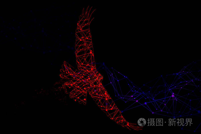 网络 微粒 艺术 行动 技术 天空 自然 科学 分散 插图