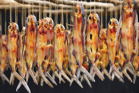 兰花鱼兰花岛晒鱼干照片