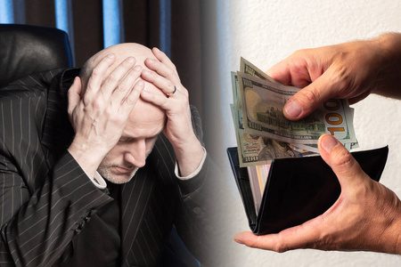 公司破产.损失惨重.照片