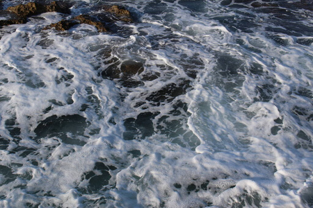 飞溅物 海景 希腊语 泡沫 海岸线 喷雾 海滩 海滨 海的