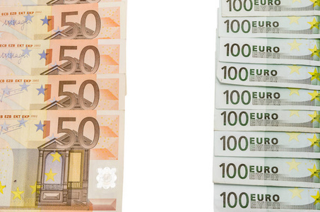 荷兰 一百 银行业 银行 货币 商业 特写镜头 欧元