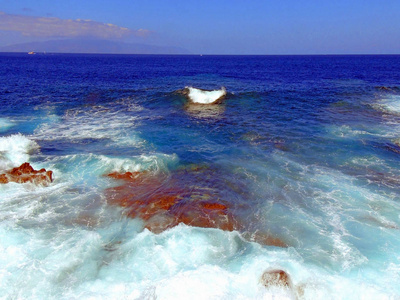 波浪 旅行 波动 夏天 天空 绿松石 海岸 海洋 自然 海景