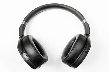 Wireless headphones closeup 