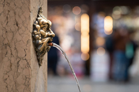 威尼斯青铜狮头喷泉