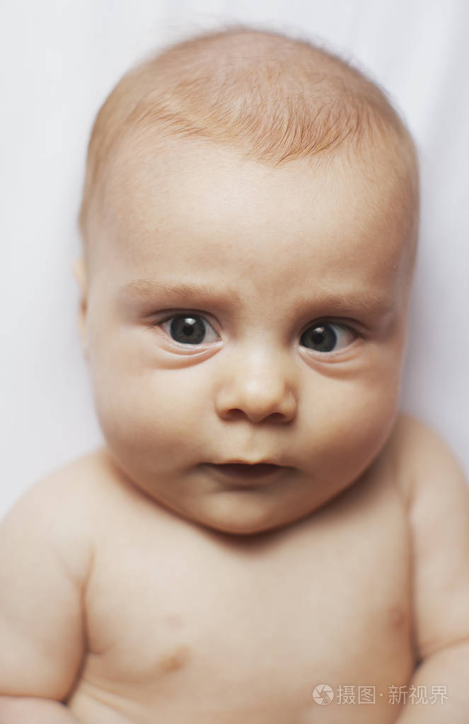 婴儿 可爱的 肖像 幸福 宝贝 小孩 可爱极了 新生儿 眼睛
