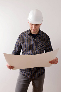 技术 建筑师 商业 演播室 微笑 建设者 头盔 纸张 建设