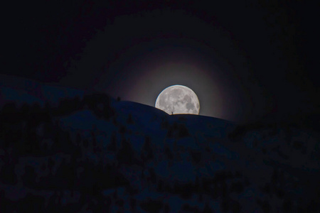 美女 月亮 黄昏 闪耀 惠斯勒 美丽的 自然 木材 加拿大