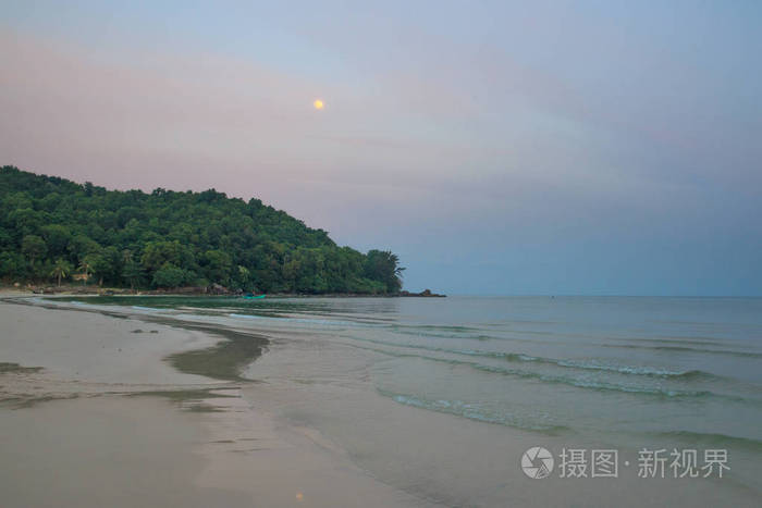 海岸 月亮 旅行 自然 夏天 太阳 亚洲 地平线 越南人