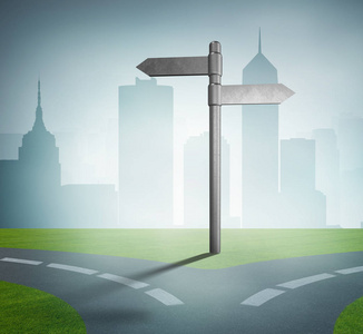 十字路口选择图片