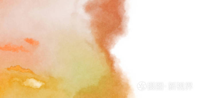 水粉 水彩 形象 横幅 插图 颜色 墨水 甜的 污点 纹理