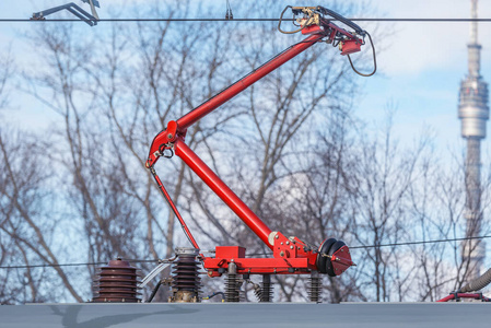 车顶受电弓.照片