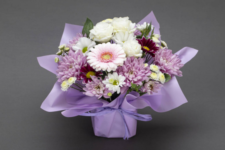 多彩的人工束鲜花图片