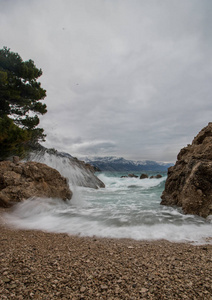 海景 自然 美女 天空 达尔马提亚 克罗地亚 海岸 海滩