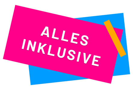 alles inklusive网页贴纸按钮