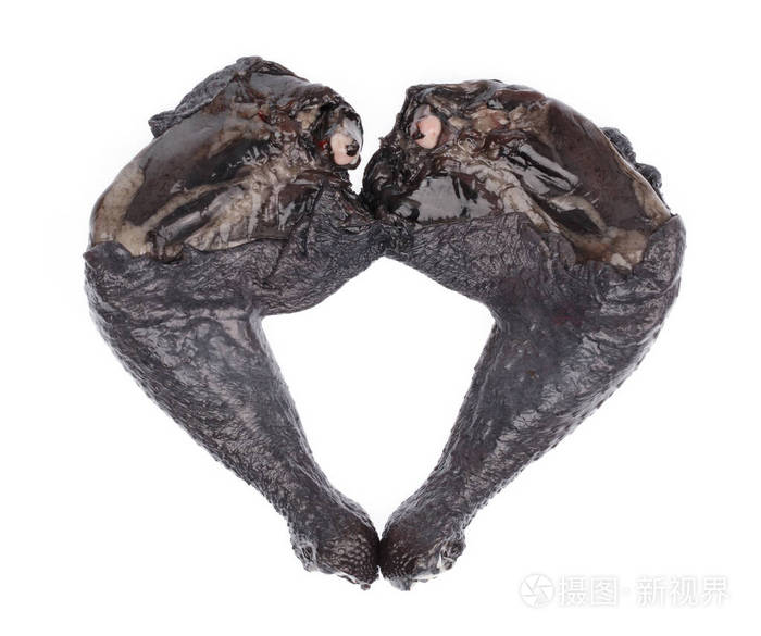 白底鲜乌鸡大腿