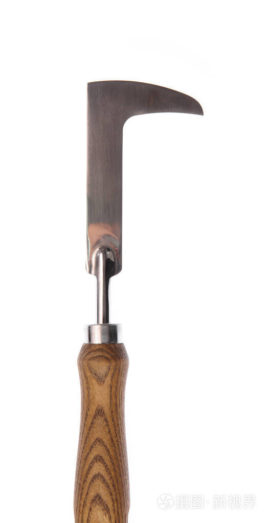 白色背景上隔离的戟形工具