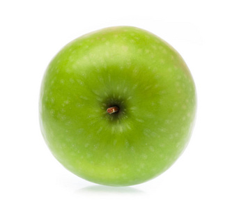 Fresh Green Apple Isolated on White Background 