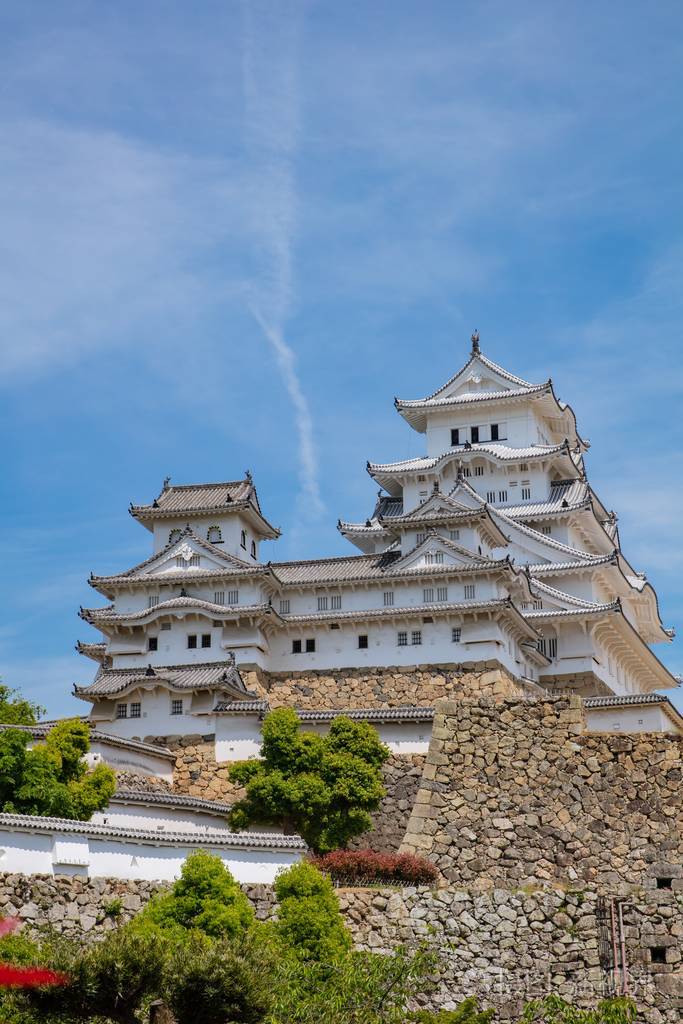 明美城堡位于日本关西美丽的城堡照片-正版商用图片29nf51-摄图新视界