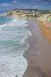 Incredible scenery of the beach of the Basque . Northern 