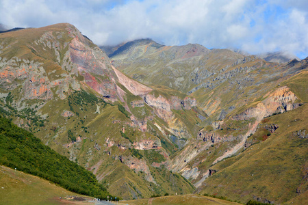 全景图 自然 天空 风景 岩石 秋天 美女 森林 徒步旅行