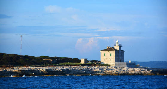 地中海 海岸线 地标 海滩 天空 房子 美丽的 夏天 城市