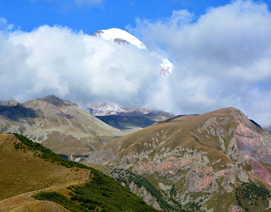 美女 攀登 欧洲 山谷 自然 风景 公园 旅游业 小山 环境