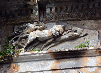 亚洲 历史的 遗产 雕刻 地标 印度教 旅行 历史 纪念碑