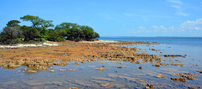 海岸线 海景 海湾 海滩 自然 风景 海洋 夏天 天空 海岸