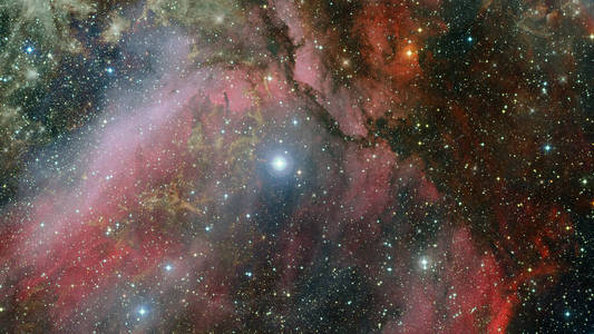 极端星团爆发生命。这张图片的元素由美国宇航局提供