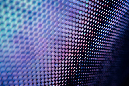 CloseUp LED blurred screen. LED soft focus background. abstract 