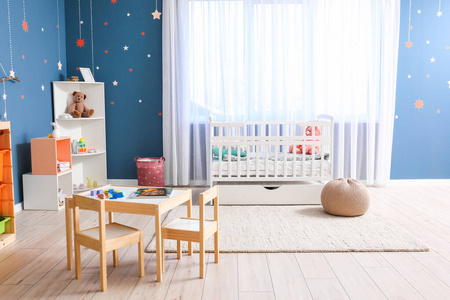 现代婴儿房室内图片