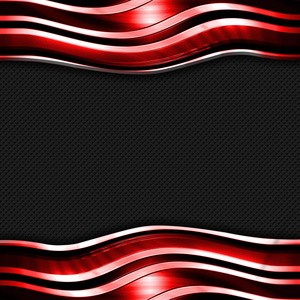 红白黑亮金属背景和网状纹理.照片