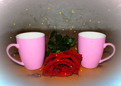 食物 液体 早餐 买玫瑰 玫瑰 特写镜头 杯子 咖啡馆 热的