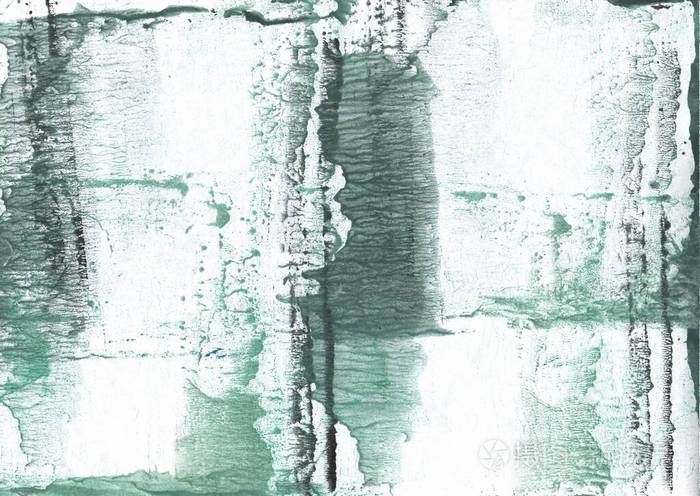 灰绿色水彩画抽象绘画背景水彩纹理